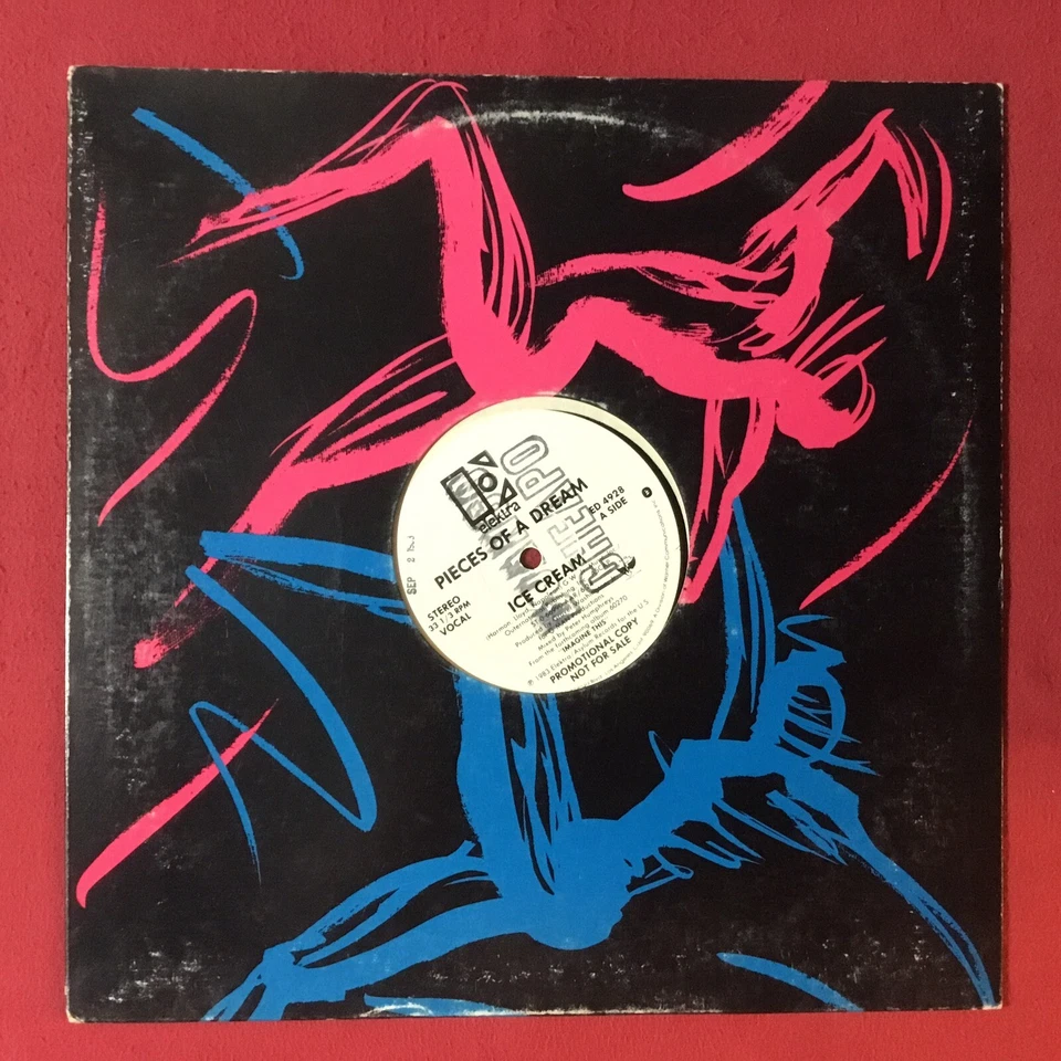 Pieces Of A Dream – Ice Cream *1983:Elektra White Label PROMO *ED 4928 (VG+) - Image 2 of 4