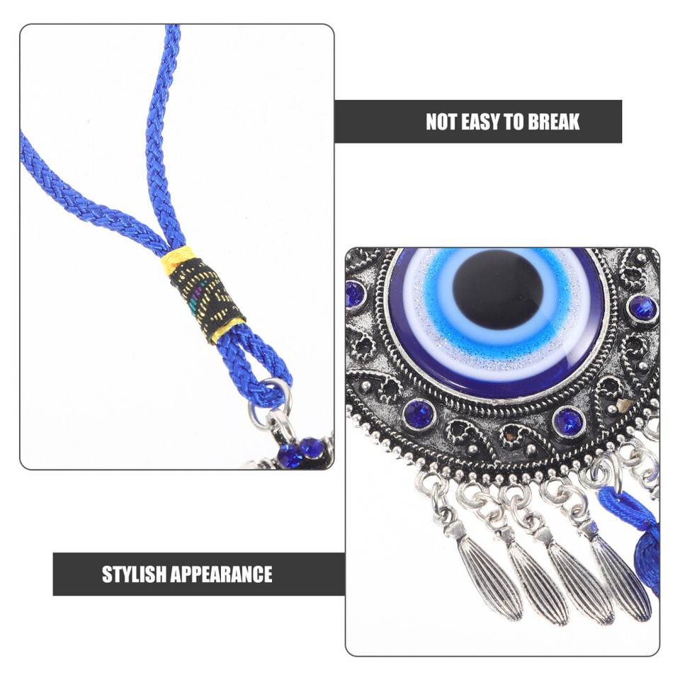 Evil Eye Hanging Pendant Turkish Blue Evil Eye Wall Hanging Tassel