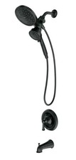 Moen Brecklyn Posi-Temp Tub and Shower Faucet - Matte Black 82611BL