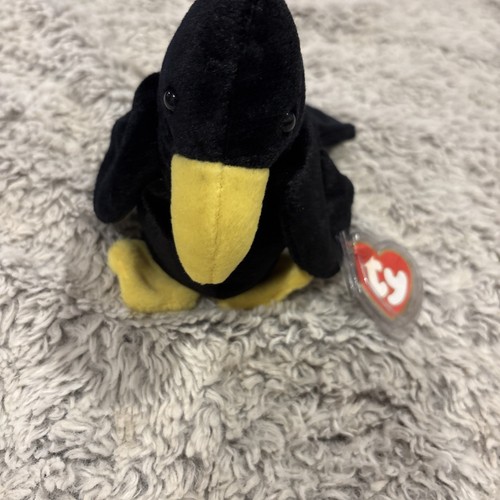 Ty Beanie Baby Caw the Crow 3rd Gen Swing 1st Generation Tush Tag | eBay