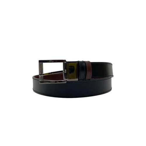 GUCCI belt, plain black, men's, 114974 214264 85 34