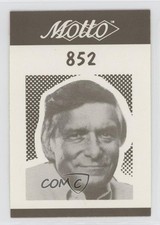 1987 Motto Game Cards Hugh Hefner #852 0w6