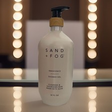 SAND + FOG Innocence Body Wash Shower Gel 32oz Cleanses & Nourishes 0.69 per gallon