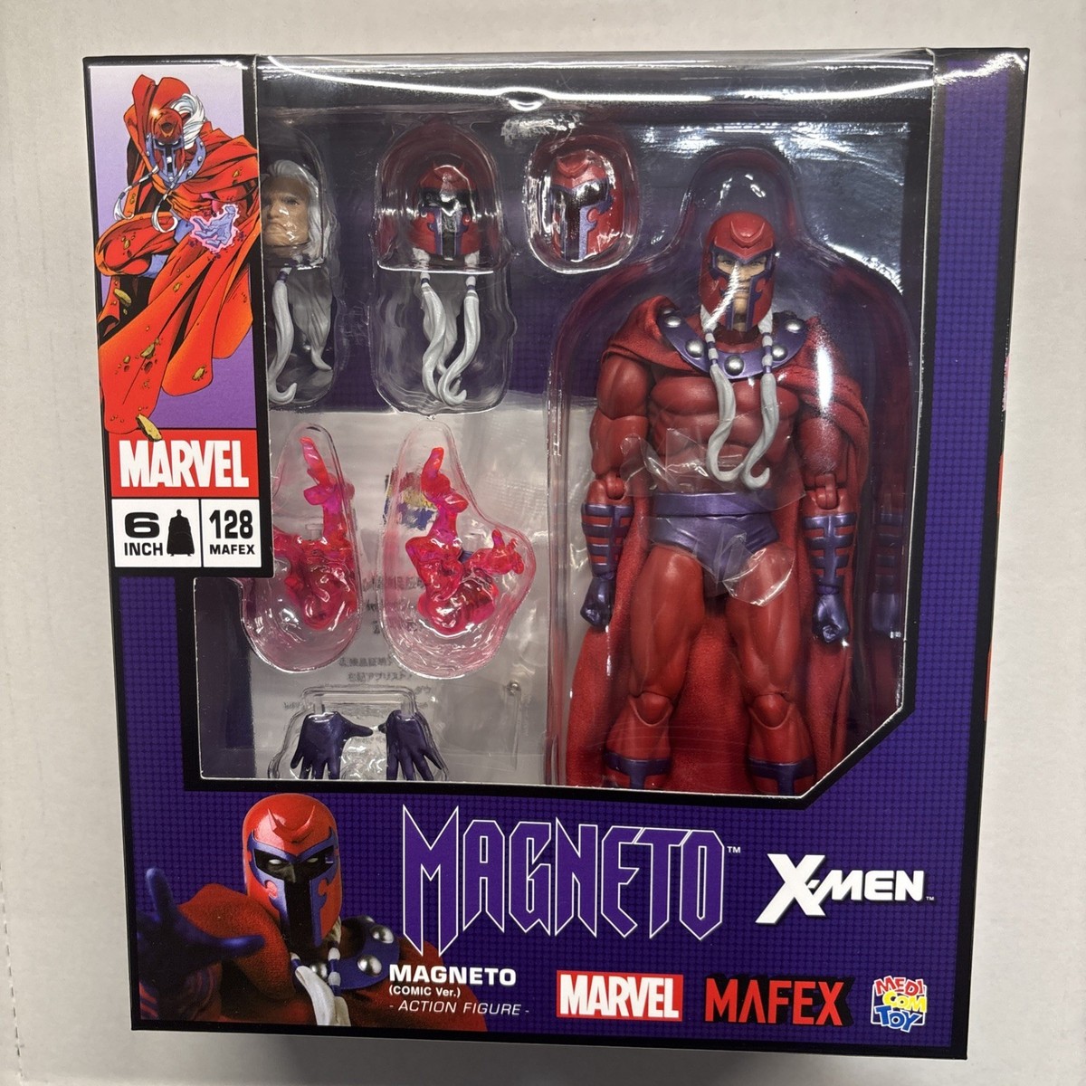 MAGNETO（COMIC ver.）　MAFEX No.128 Mafex No. 128 X-Men Magneto comic ver. action figure Medicom
