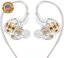 Wired Gaming Headphones IEM Earphones with 1DD  QKZ ENZO in Ear Monitor, Hifi Ear