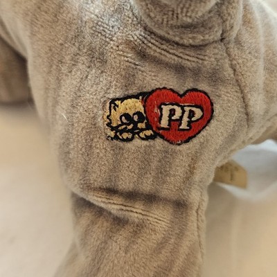 Tonka Pound Puppies Purr-ries Cat Tabby Gray White 6 in Plushie VTG