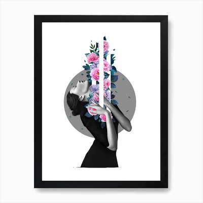 Inside Me Kunstdruck gerahmt Wandbild Poster Leinwanddruck Bild