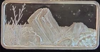 1975 Petrified Forest America Beautiful Hamilton Mint-0.999 Silver 1 Oz Art Bar