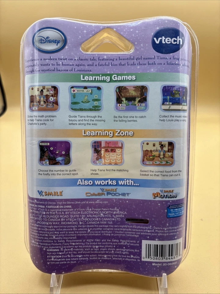 VTech V.smile Pocket Learning System Disney Princess and The Frog 4-6 Years NEW - Image 4 of 4