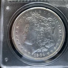 1904 P Morgan Dollar PCGS MS62 Rattler Holder