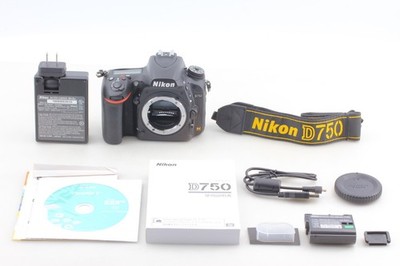 SC 10k Shots [ TOP MINT ] Nikon D750 24.3 MP Digital SLR Camera Body From JAPAN