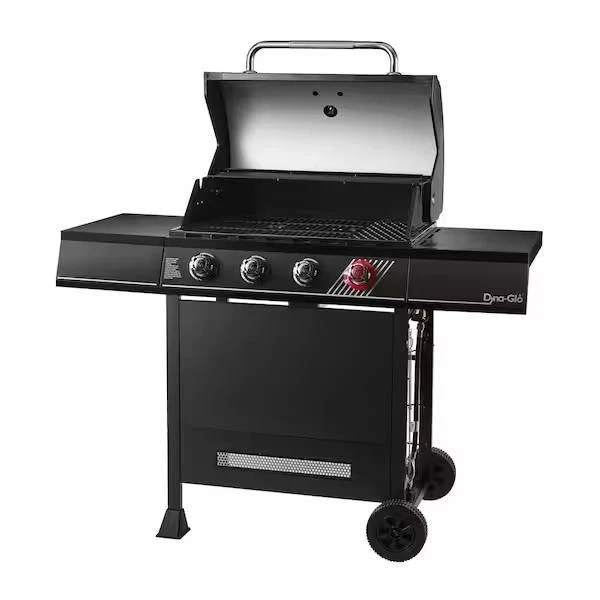 Dyna-Glo 4-Burner Propane Gas Grill Matte Black DGH450CRP w/TriVantage (2-Aisle) - Image 3 of 4