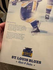 St. Louis Blues Heritage Night Canvas – Brett Hull & Adam Oates (7.75” x 16”)