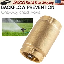 1"FNPT One Way Brass No-Lead Check Valve w/Backflow Preventer for CVNL100 Series