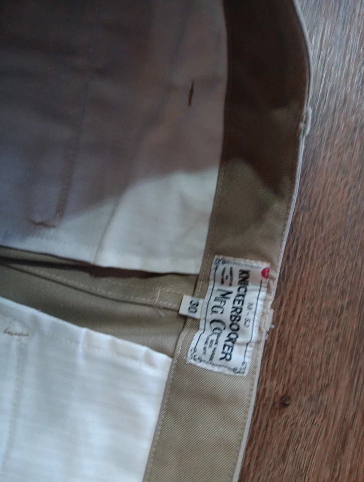 Knickerbocker Mfg Service Chino Khaki Gr. 30 Neu Ohne Etikett - Bild 2 von 3