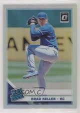 2019 Panini Donruss Optic Rated Rookies Holo Prizm Brad Keller #60 0c6