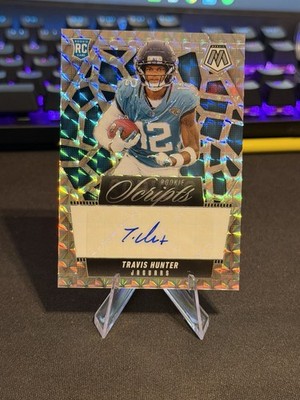 2025 Panini Mosaic - Rookie Scripts Travis Hunter #RS-THR (AU, RC) JAGUARS