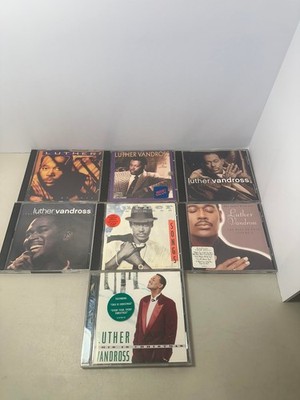 Luther Vandross CD Lot 7 Albums Never Too Much Power of Love Songs R&B Soul