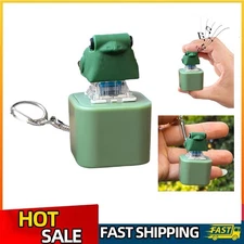Christmas Key Button Frog Croaking Fidget Toy Rechargeable Fidget Keychain Gift
