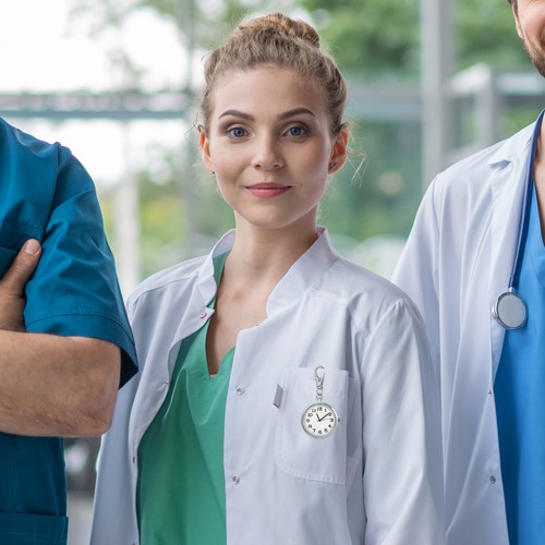 Lern Tracking Taschenuhr hängend Krankenschwester Frauen Armband Schlüsselanhänger - Bild 12 von 12