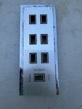 1966 1967 Lincoln Continental Sedan Master Window Switch Plate.