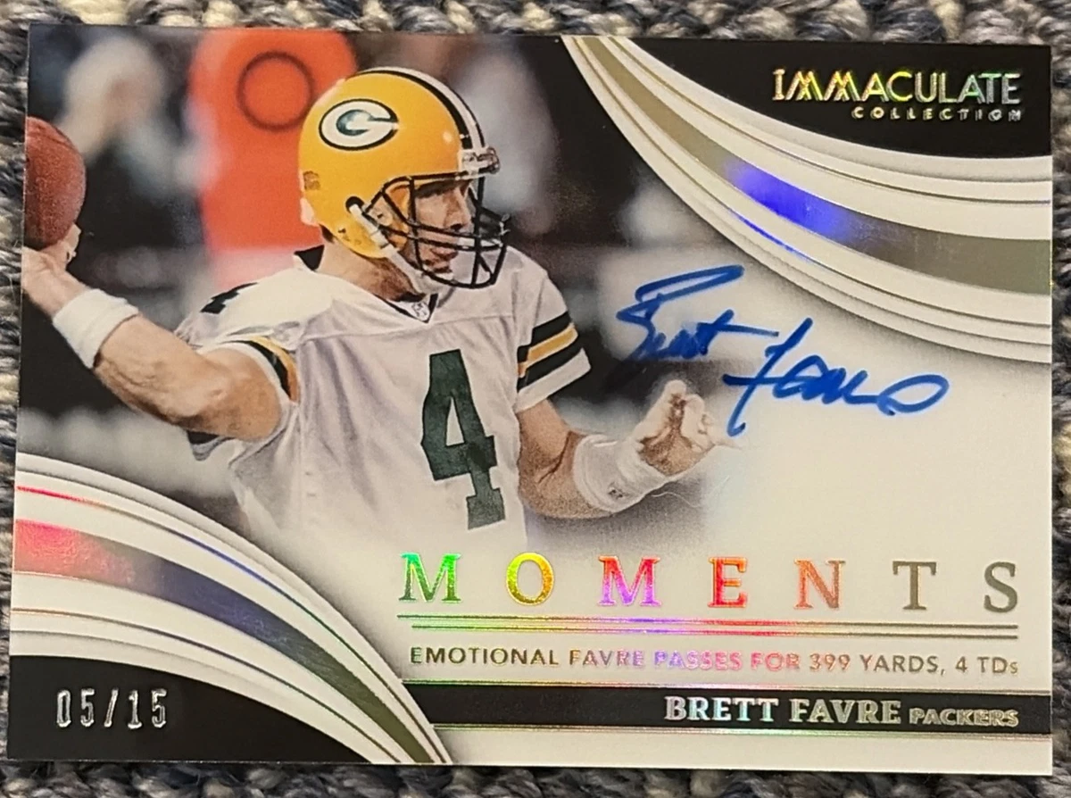 Brett Favre Football Serial Numbered Sports Trading Cards