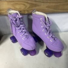 Roller Skates Size 35 Purple Womens Youth Size 4 - 4.5 Size 5 Light Up Wheels