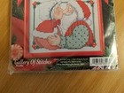 Vintage NEW Bucilla Counted Cross Stitch  Cottage Kit Under The Mistletoe #33493 — photo 5