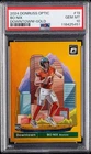 2024 Panini Donruss Optic - #19 Gold Downtown Rookie Bo Nix PSA 10 /10
