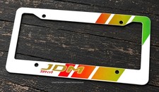 Jdm Kanji Japanese Old School Style Sport Stripe Metal License Plate Frame Jdm Kanji Japanese Old School Style Sport Stripe Metal License Plate Frame
