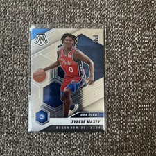 Panini 2020-21 Mosaic Tyrese Maxey Rookie NBA Debut #263 76ers Basketball