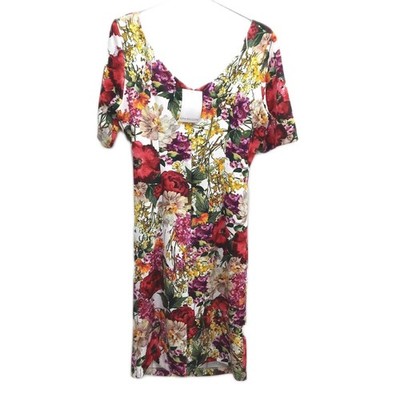 Gina Bacconi Kleid Damenmode Cocktailkleid Multi 40 Blumenmuster elegant festlic