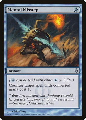 MTG Mental Misstep NPH English NM