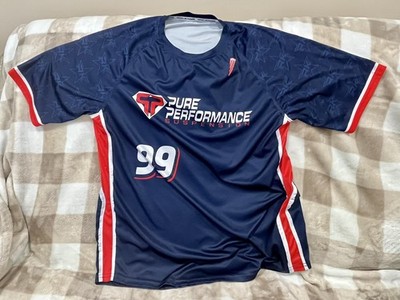 Tama Lacrosse Men s XL Jersey Pure Performance ￼Suspension ￼red white and blue