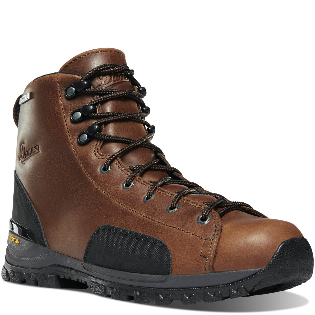 's 6" Stronghold Soft Toe Eh Waterproof Work Boot Dark Brown