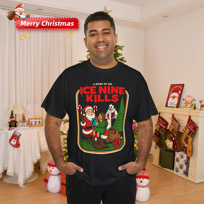Hot Trend Ice Nine Kills Art Christmas T-shirt