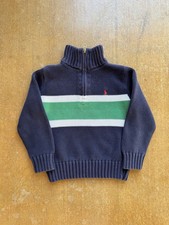 Polo Ralph Lauren European Knitted Turtle Neck Quarter Zip Sweater Kids 3 Years