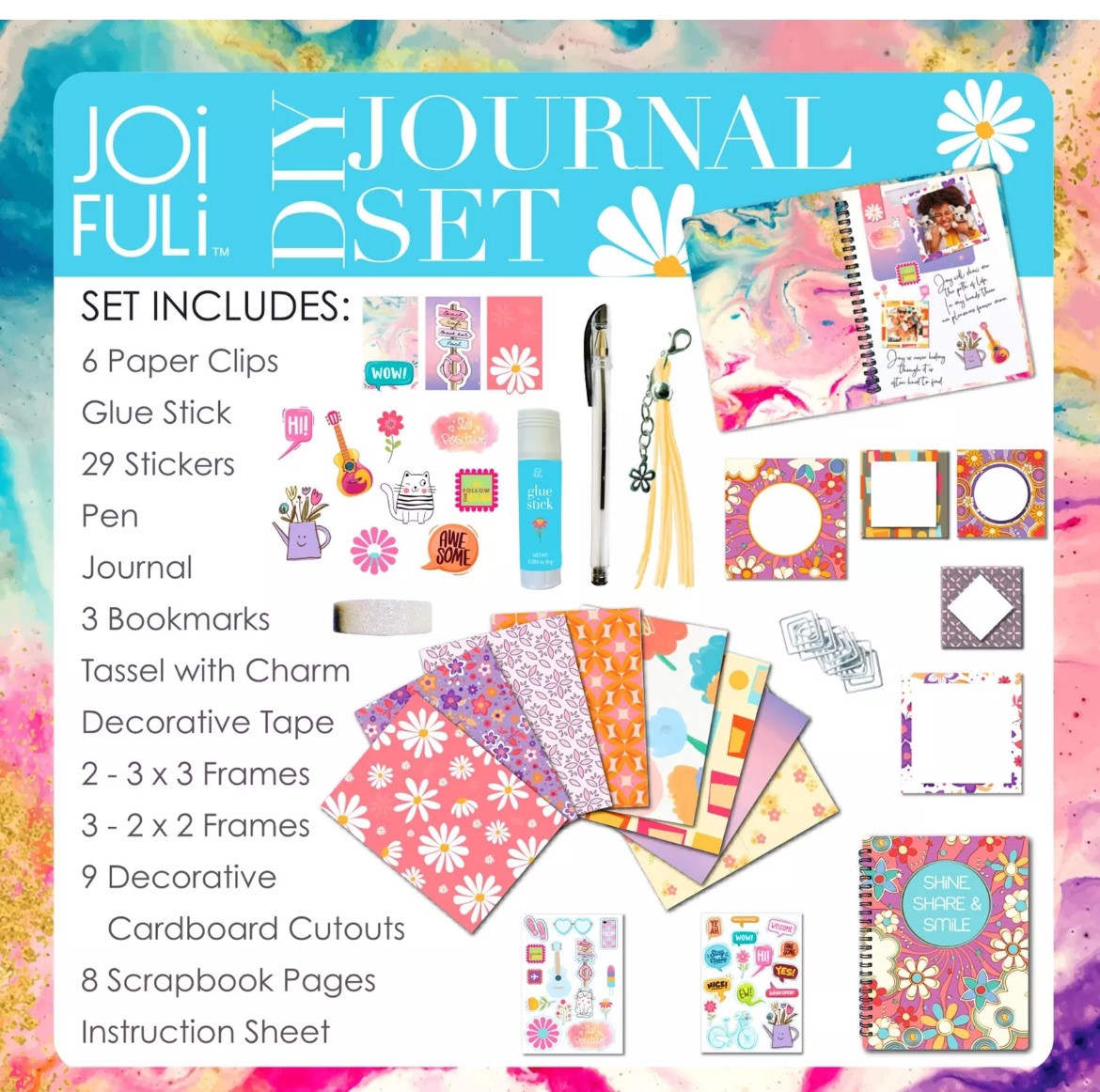 DIY Journal Set for Girls Gifts Ages 8 9 10 11 12 13 Years Old and Up