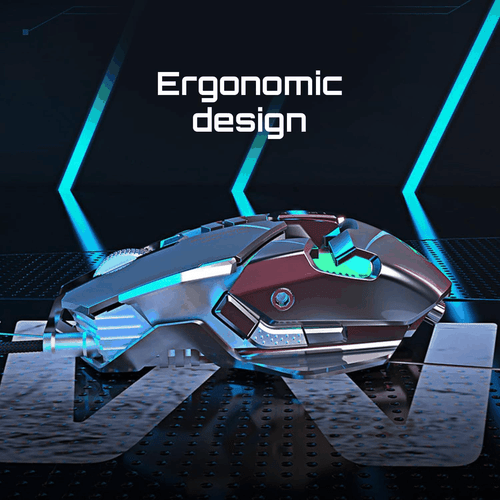 Gaming Mouse Wired Gaming Mouse with RGB Colors LED Backlight 800 1600 2400 - Picture 8 of 9