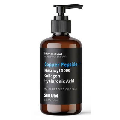 Copper Peptide + Matrixyl 3000, Collagen, Hyaluronic Acid Serum for face, Multi