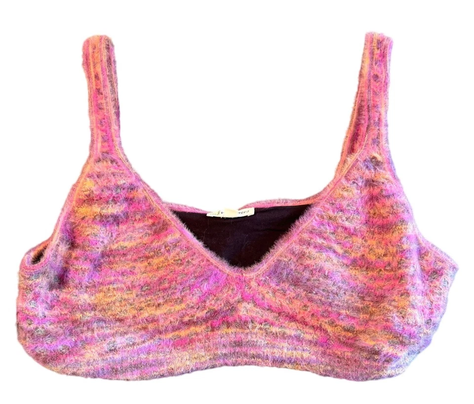 Bralette tejido Lexi difuso degradado inspirado en For Love & Lemons para mujer grande rosa Foto 2 de 4