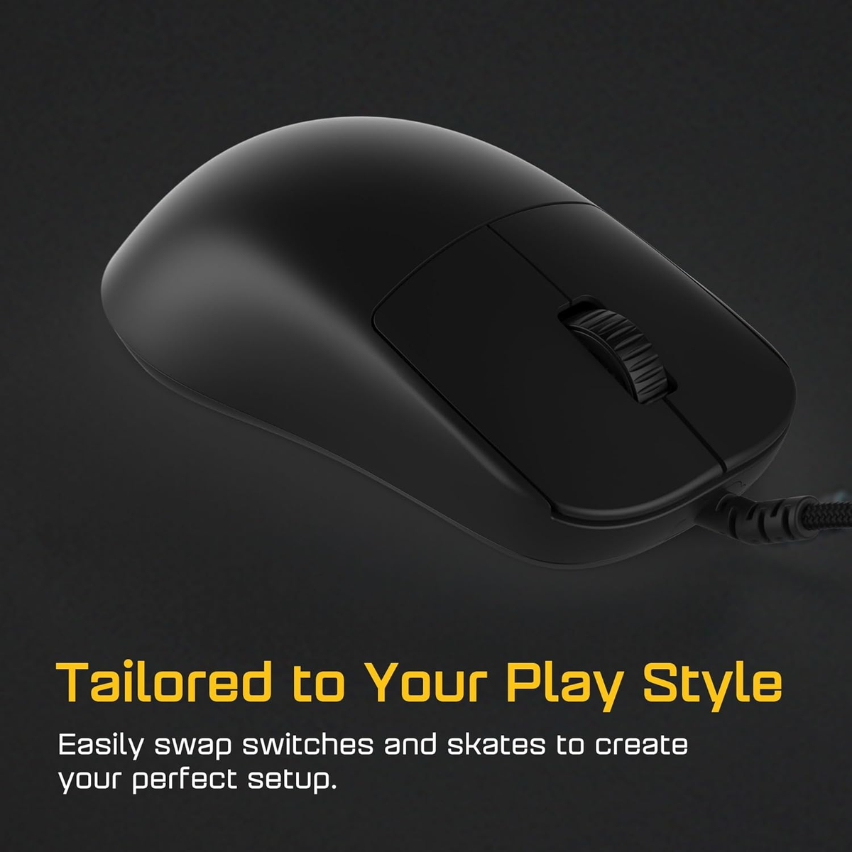 OP1 8K V2 Black – Esports Gaming Mouse with Cable, 30K DPI Optical