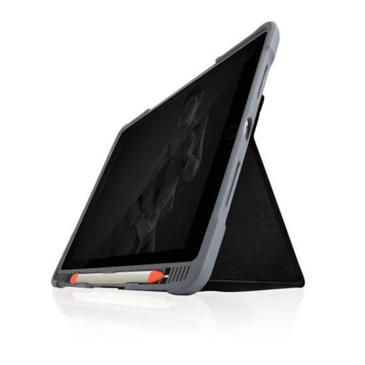 Coque iPad 10.2 pouces Dux Plus Duo à rabat magnétique intelligent noir