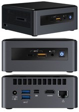 Intel NUC8i5INHP6 (Intel Core i5-8265U, 8 GB RAM, 256 GB M.2 SSD, AMD Radeon 540X