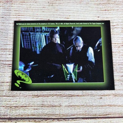 1995 Topps Batman Forever Sticker - #45 Bruce and Alfred