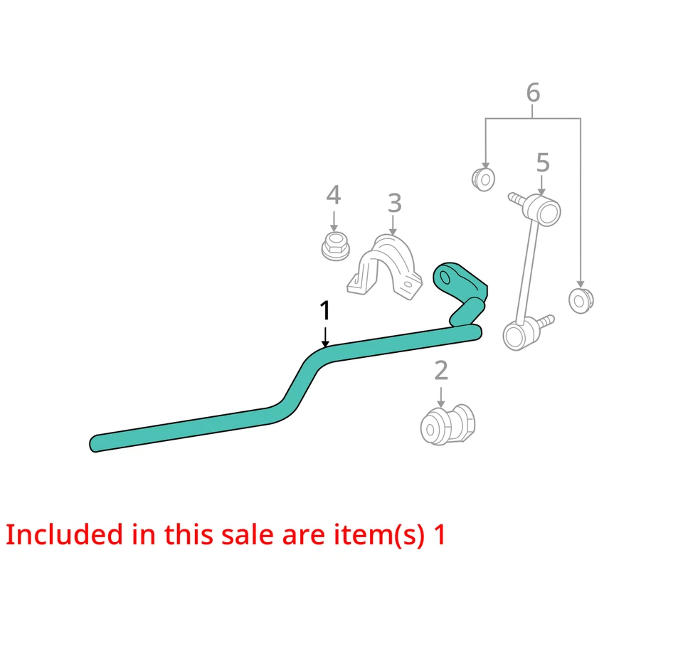 2007 Mercury Milan FWD Front Stabilizer Bar OEM 90K Miles - LKQ437679728 Foto 4 de 4