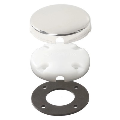 Blue Sea Systems 1007100 Side Entry Cable Clam w Stainless Steel Dress Cap