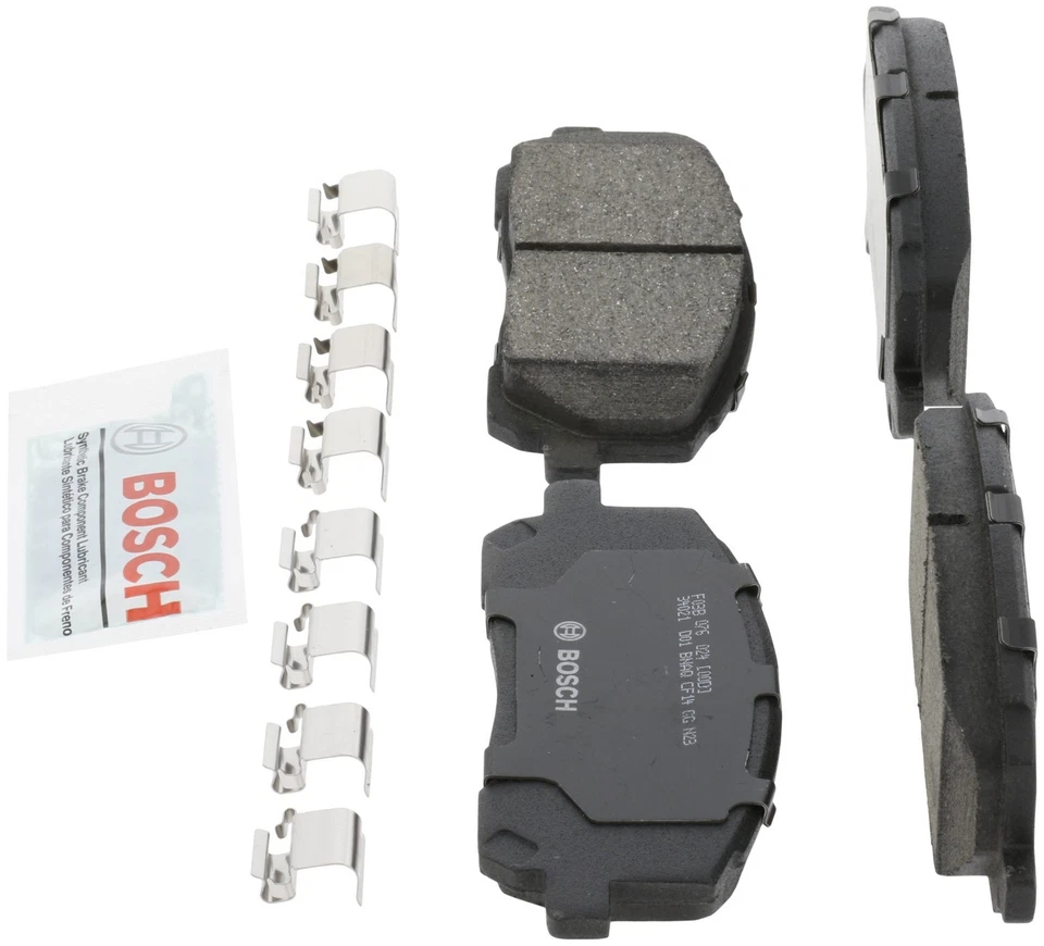 Kit de pastillas de freno y rotor de cerámica Bosch QuietCast para Toyota Highlander 2001-2003 Foto 4 de 4