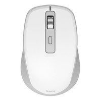 Hama Kabellose Bluetooth/Funkmaus Leise 7 Tasten 800/1200/1600 Dpi Weiß