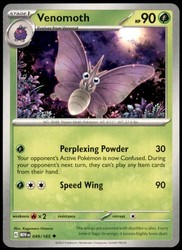 Venomoth 049/165 Scarlet & Violet 151 Uncommon